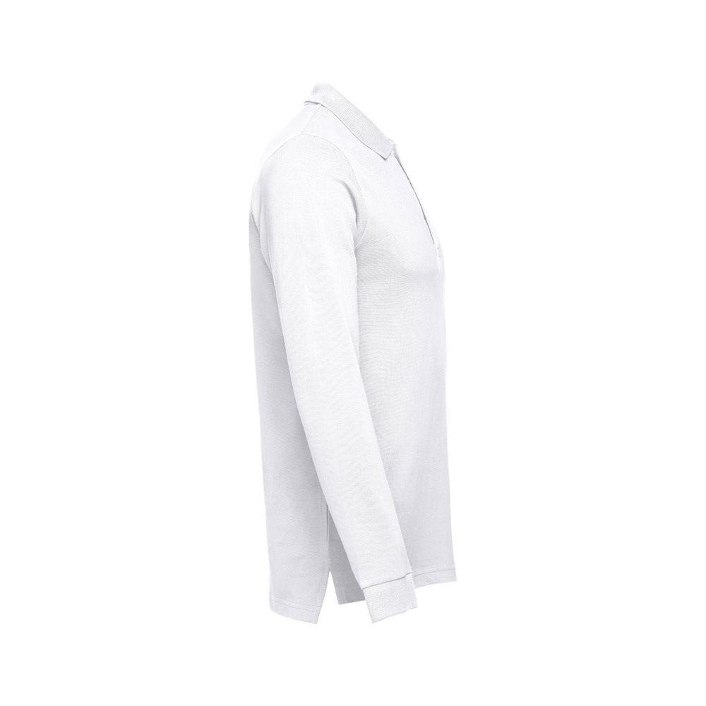 THC BERN WH II. Polo en coton à manches longues pour hommes