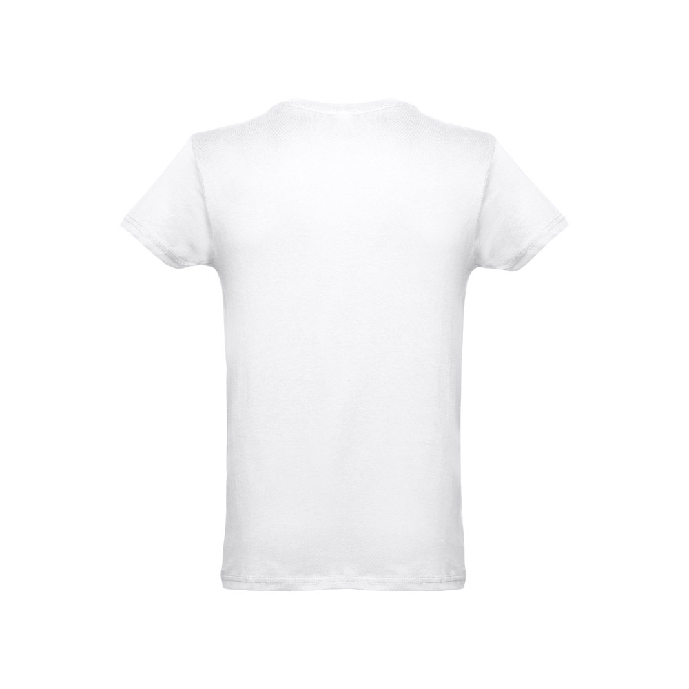 THC LUANDA WH. T-shirt homme en coton tubulaire. Couleur blanche