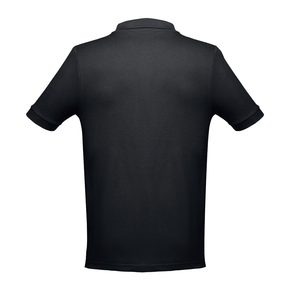 THC ADAM. Polo à manches courtes en coton pour hommes