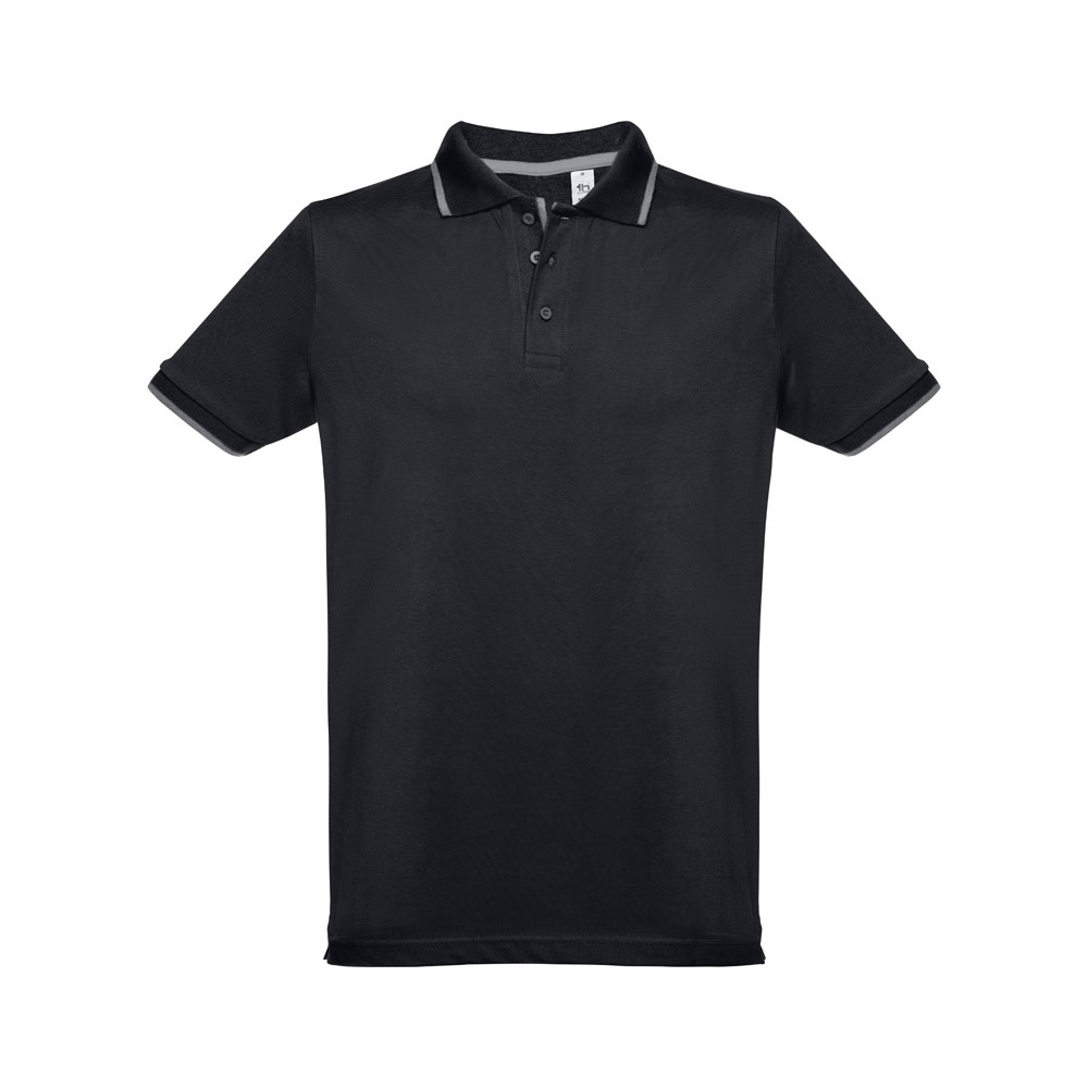 THC ROME. Polo bicolor para homem em algodão