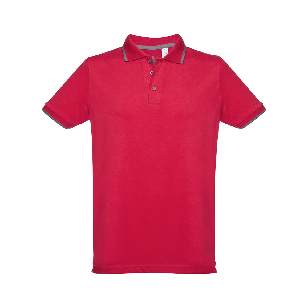 THC ROME. Polo bicolor para homem em algodão