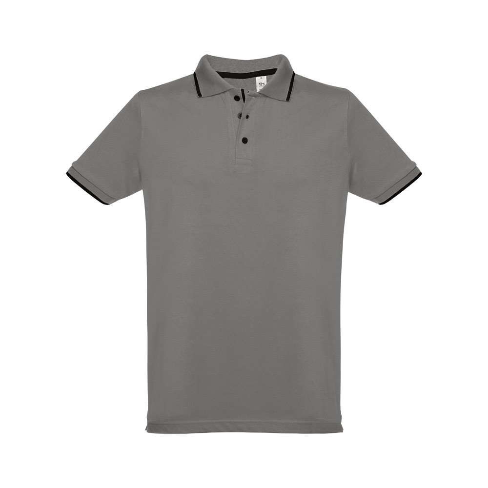 THC ROME. Polo bicolor para homem em algodão