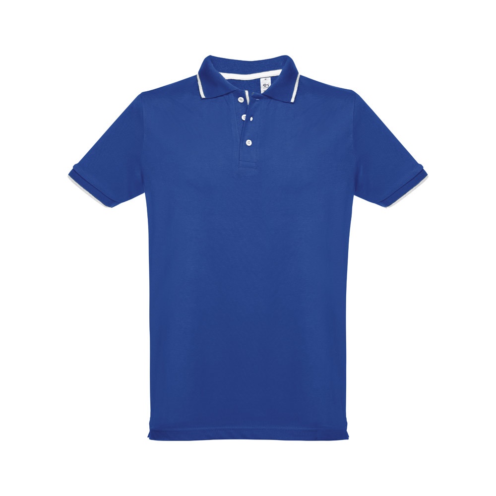 THC ROME. Polo bicolor para homem em algodão
