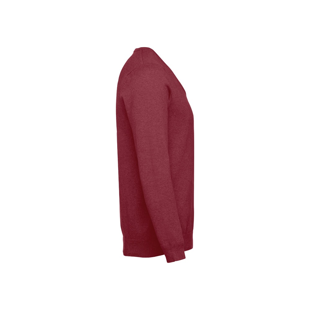 THC MILAN. Pull col V pour homme en coton et polyamide