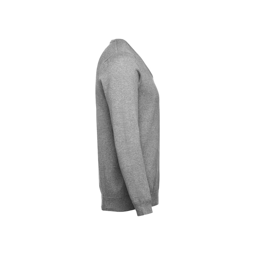 THC MILAN. Pull col V pour homme en coton et polyamide