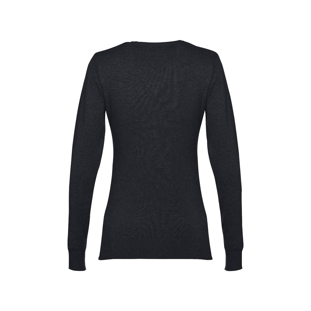 THC MILAN WOMEN. Pull à col V pour femmes en coton et polyamide