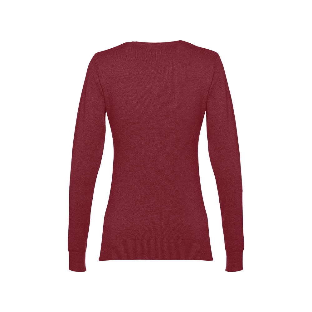 THC MILAN WOMEN. Pull à col V pour femmes en coton et polyamide