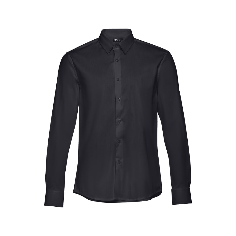 THC PARIS. Chemise en popeline à manches longues pour hommes
