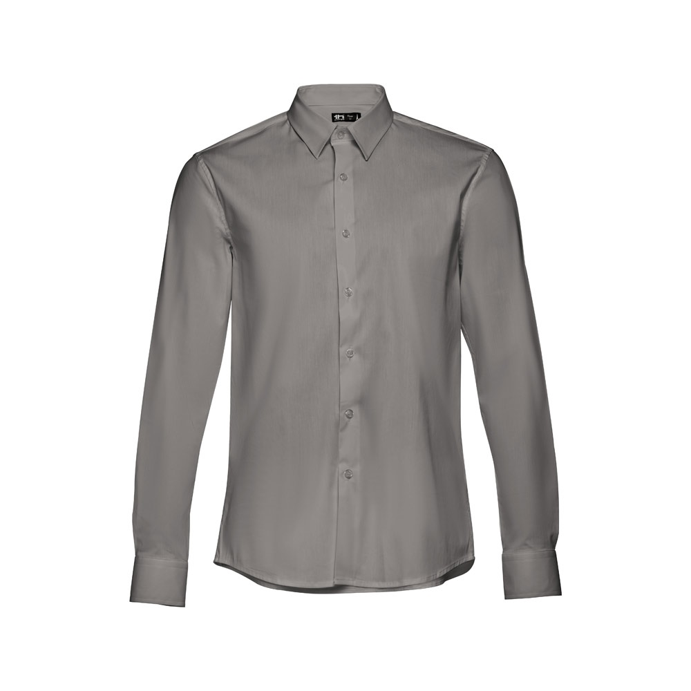 THC PARIS. Chemise en popeline à manches longues pour hommes