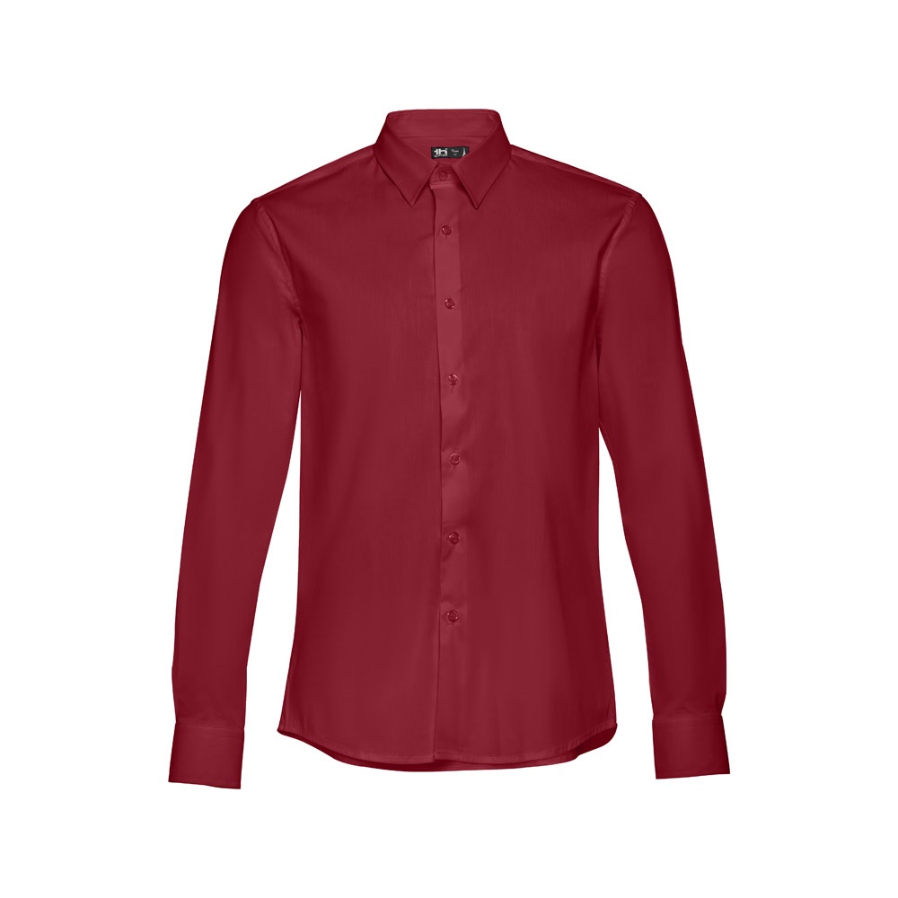 THC PARIS. Chemise en popeline à manches longues pour hommes