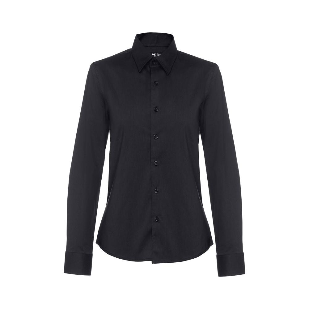THC PARIS WOMEN. Chemise en popeline à manches longues pour femmes