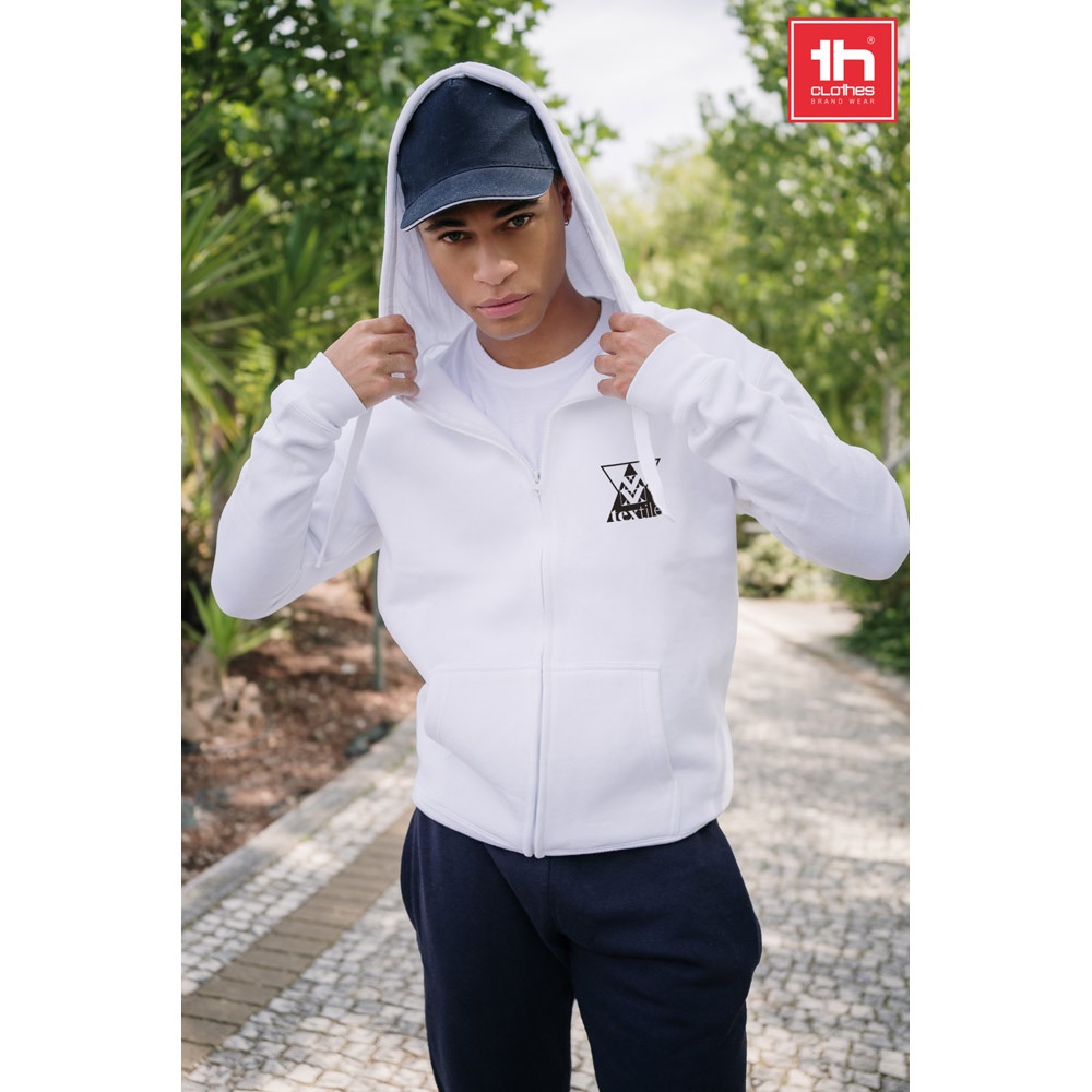 THC AMSTERDAM. Sweat-shirt homme en coton et polyester