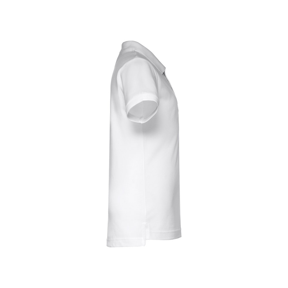 THC ADAM KIDS WH. Polo à manches courtes pour enfants (unisexe). Couleur blanche