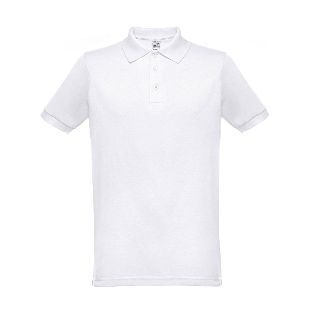 THC BERLIN WH. Polo à manches courtes pour homme. Couleur blanche