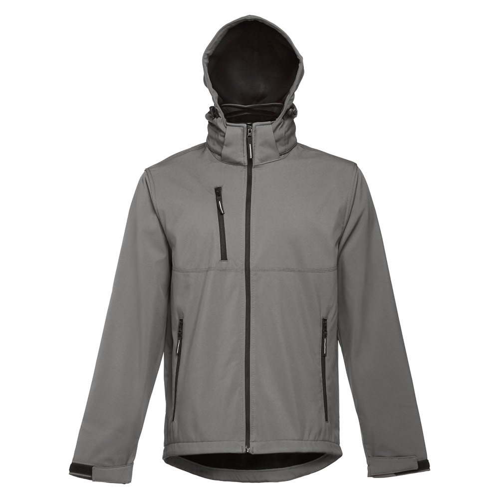 THC ZAGREB. Veste softshell pour homme en polyester et élasthanne