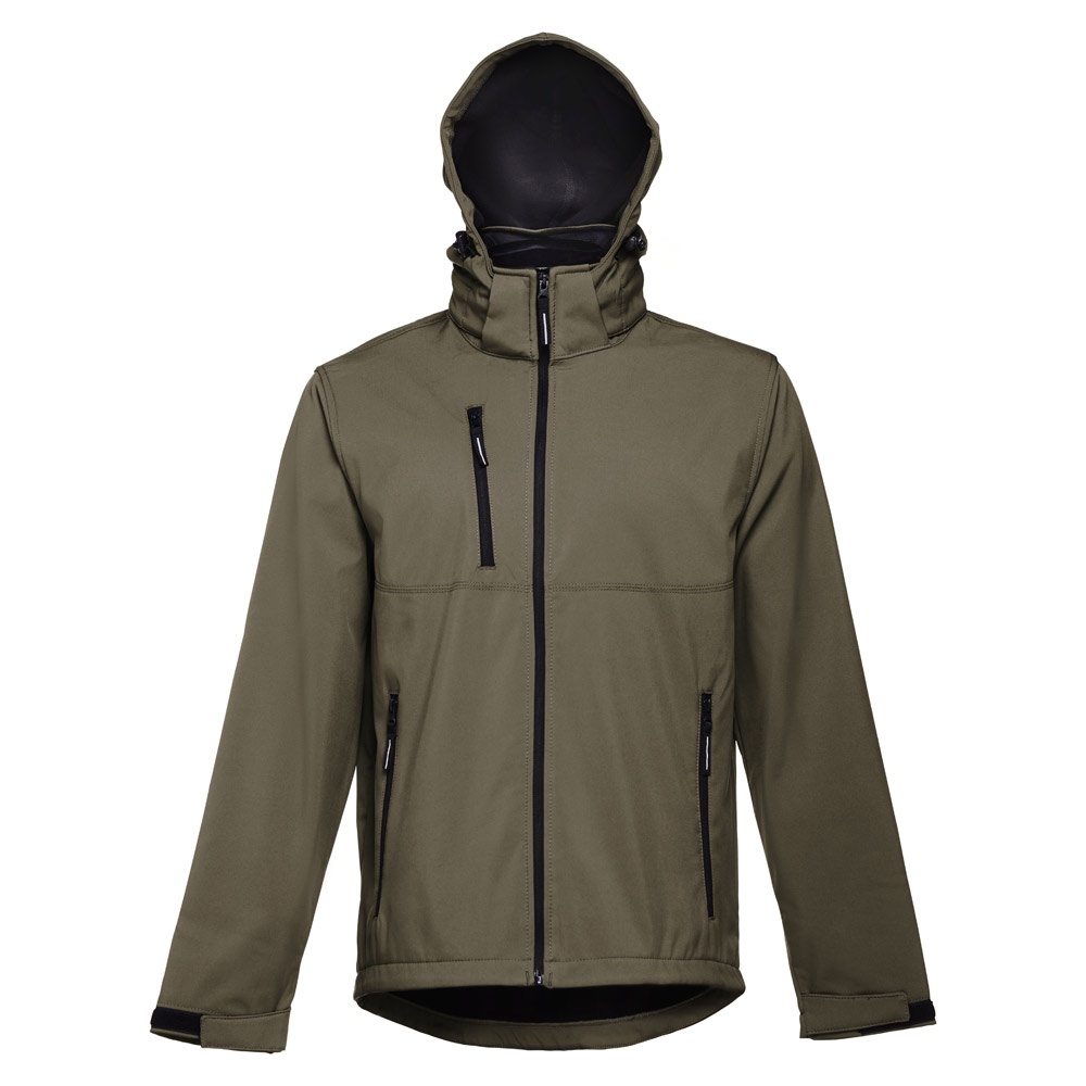 THC ZAGREB. Veste softshell pour homme en polyester et élasthanne