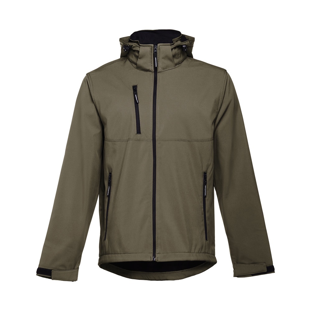 THC ZAGREB. Casaco softshell para homem em poliéster e elastano