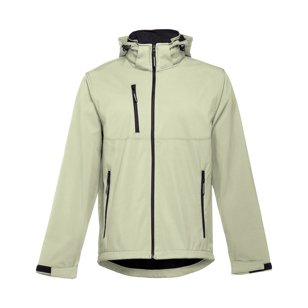THC ZAGREB. Casaco softshell para homem em poliéster e elastano