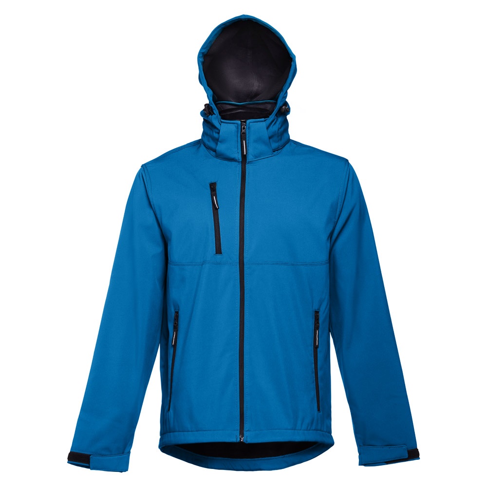THC ZAGREB. Veste softshell pour homme en polyester et élasthanne