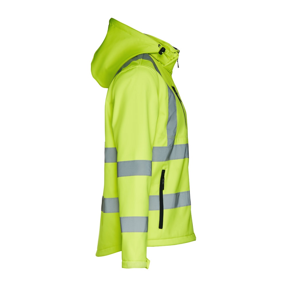 THC ZAGREB WORK. Veste softshell haute visibilité (unisexe)