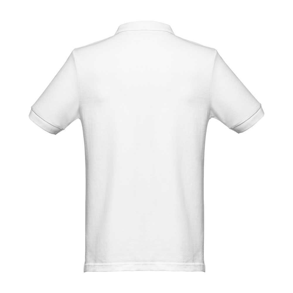 THC MONACO WH. Polo manches courtes pour homme en coton cardé