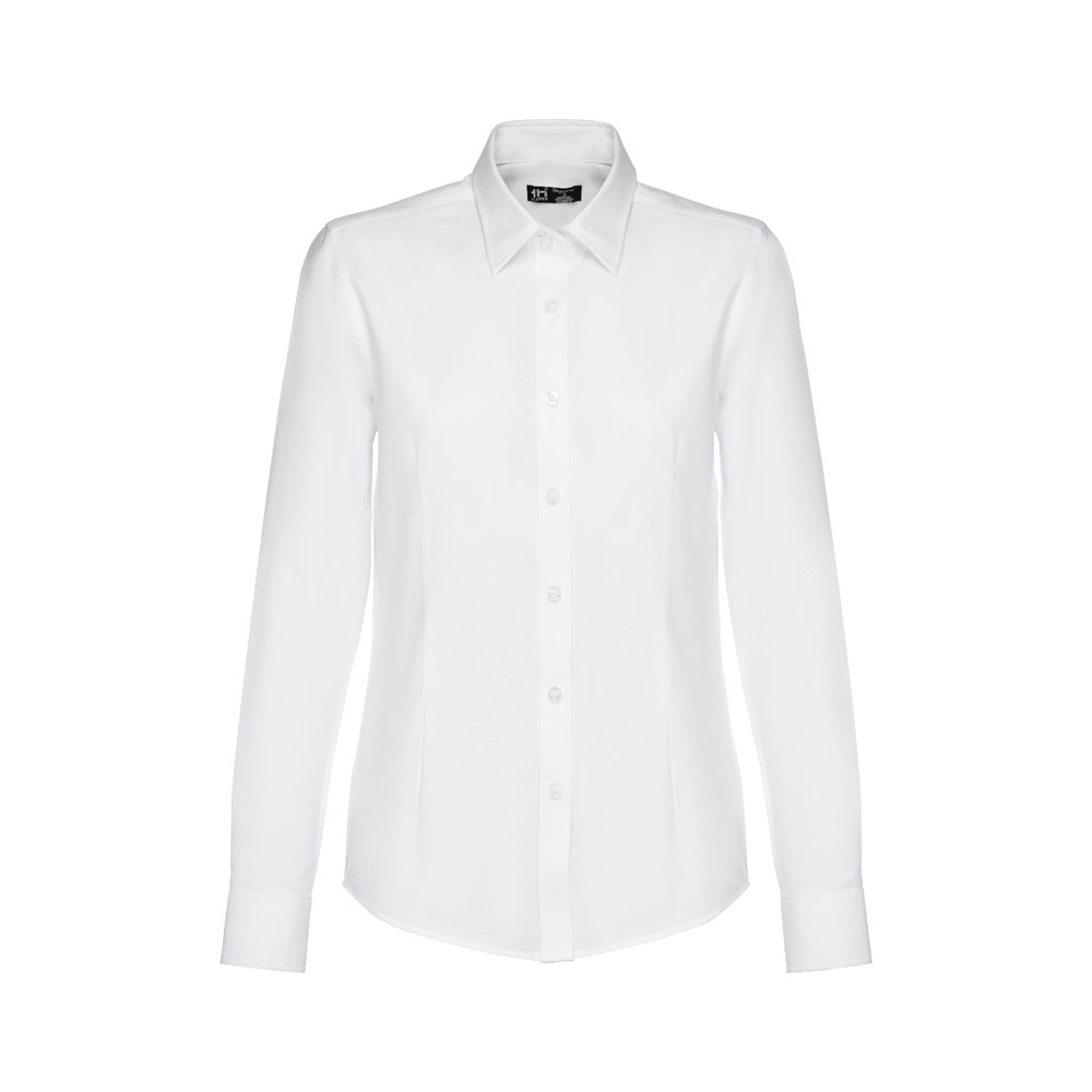 THC TOKYO WOMEN WH. Camisa oxford de manga comprida para senhora. Cor branca