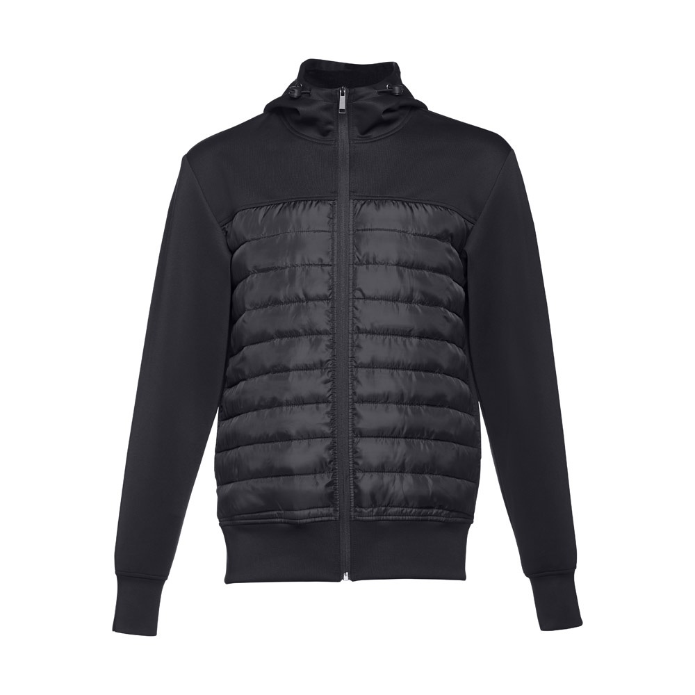 THC SKOPJE. Veste à capuche pour homme en taffetas 300T