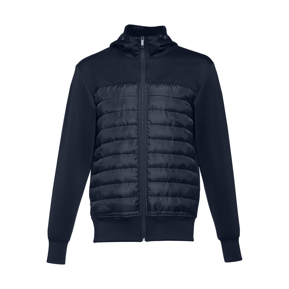 THC SKOPJE. Veste à capuche pour homme en taffetas 300T
