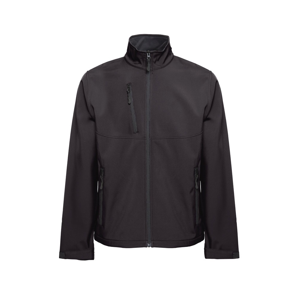 THC EANES. Casaco softshell (unissexo) em poliéster e elastano