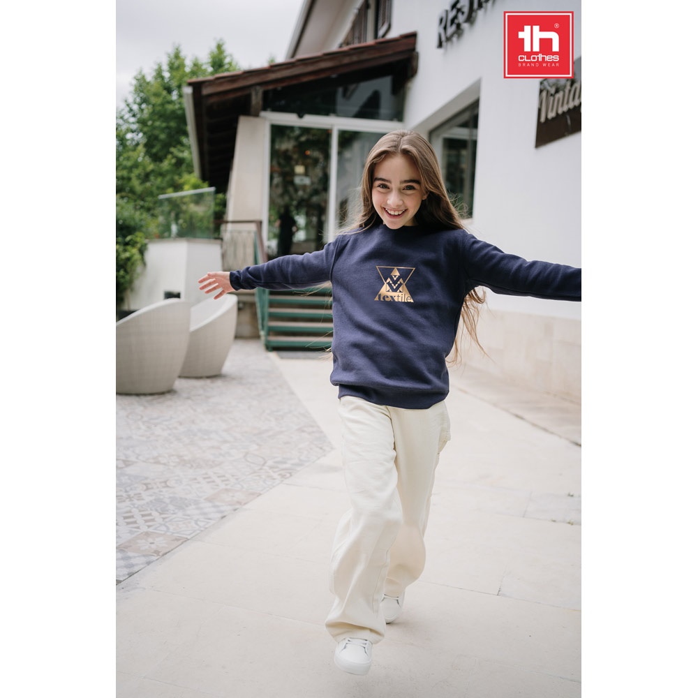 THC DELTA KIDS. Sweat-shirt pour enfants en coton et polyester recyclés