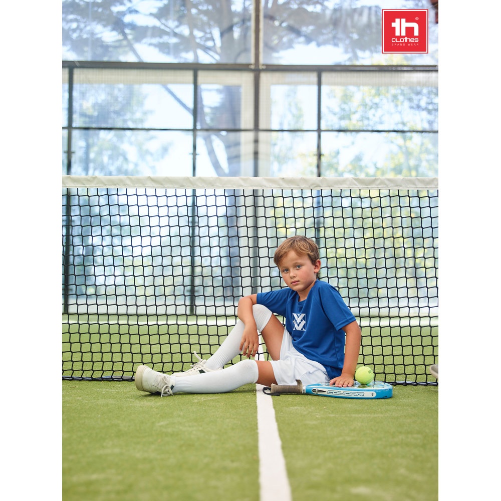 THC RUN KIDS WH. Chaussette de sport mi-mollet pour enfants