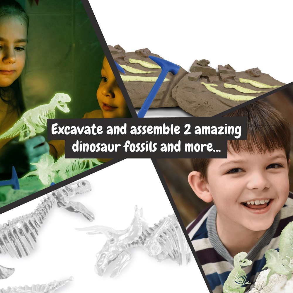 2 in 1 Fossil Excavation Kit I. Jeu éducatif pour enfants