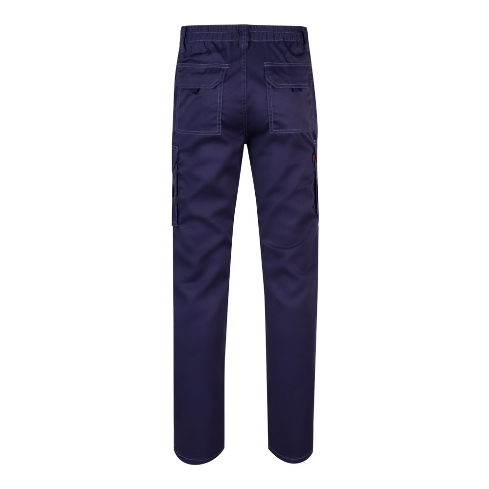 VL LUGH. Pantalon stretch, multipoches (240g/m²) en coton (46%), EME (38%) et polyester (16%)