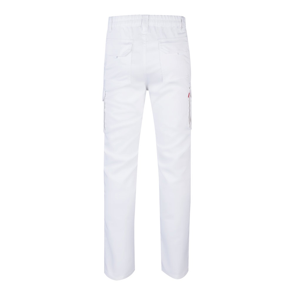 VL LUGH. Pantalon stretch, multipoches (240g/m²) en coton (46%), EME (38%) et polyester (16%)