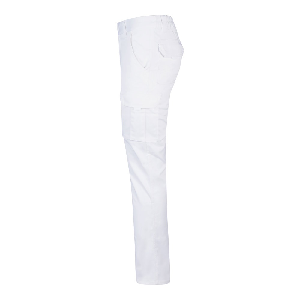VL LUGH. Pantalon stretch, multipoches (240g/m²) en coton (46%), EME (38%) et polyester (16%)