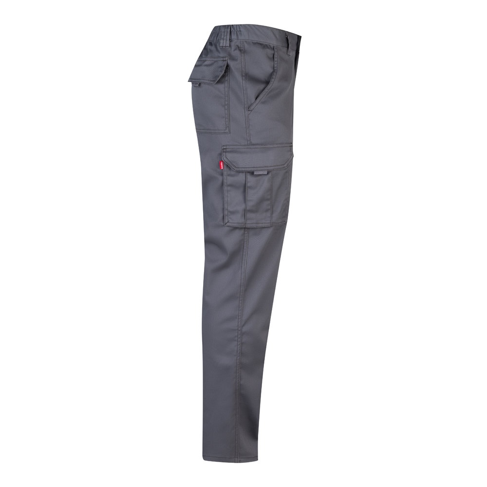 VL LUGH. Pantalon stretch, multipoches (240g/m²) en coton (46%), EME (38%) et polyester (16%)