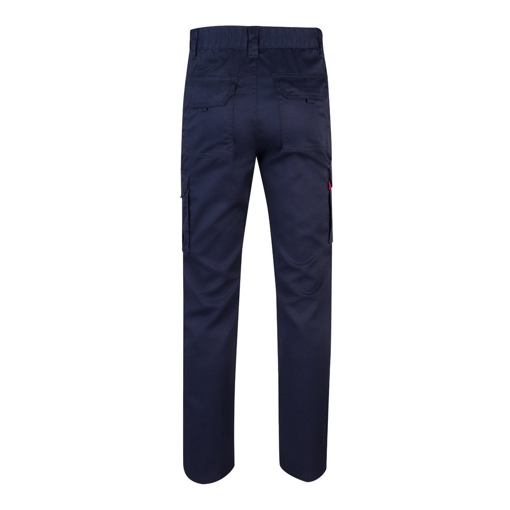 VL LUGH. Pantalon stretch, multipoches (240g/m²) en coton (46%), EME (38%) et polyester (16%)