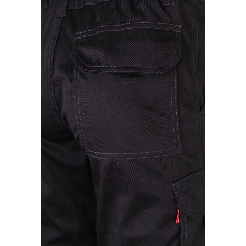 VL PAN. Pantalon stretch, multipoches (290g/m²), en coton (46%), EME (38%) et polyester (16%)