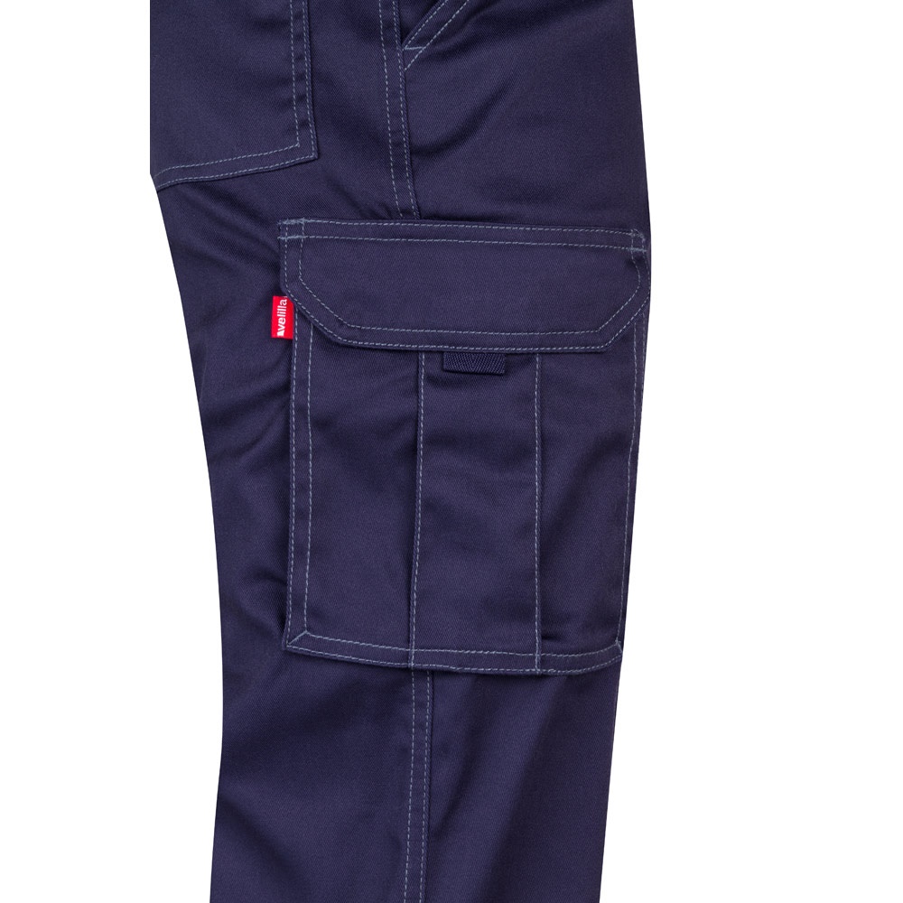 VL PAN. Pantalon stretch, multipoches (290g/m²), en coton (46%), EME (38%) et polyester (16%)