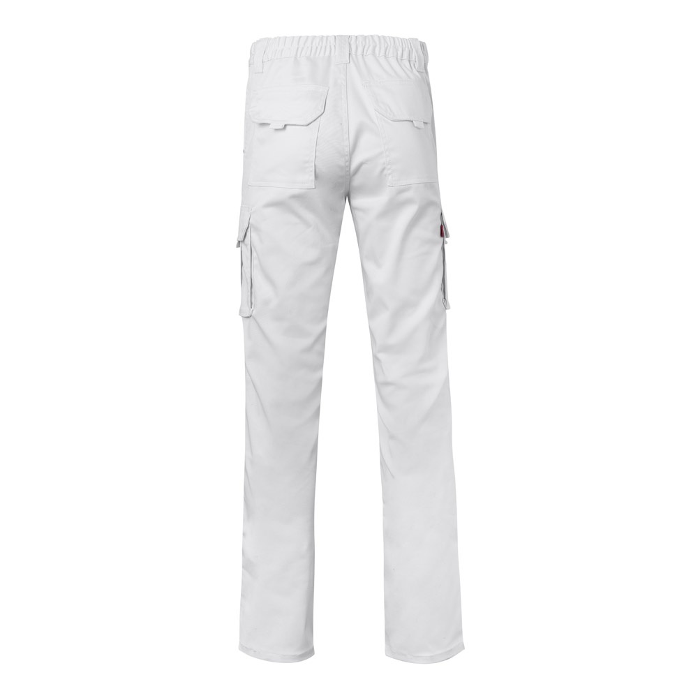 VL PAN. Pantalon stretch, multipoches (290g/m²), en coton (46%), EME (38%) et polyester (16%)