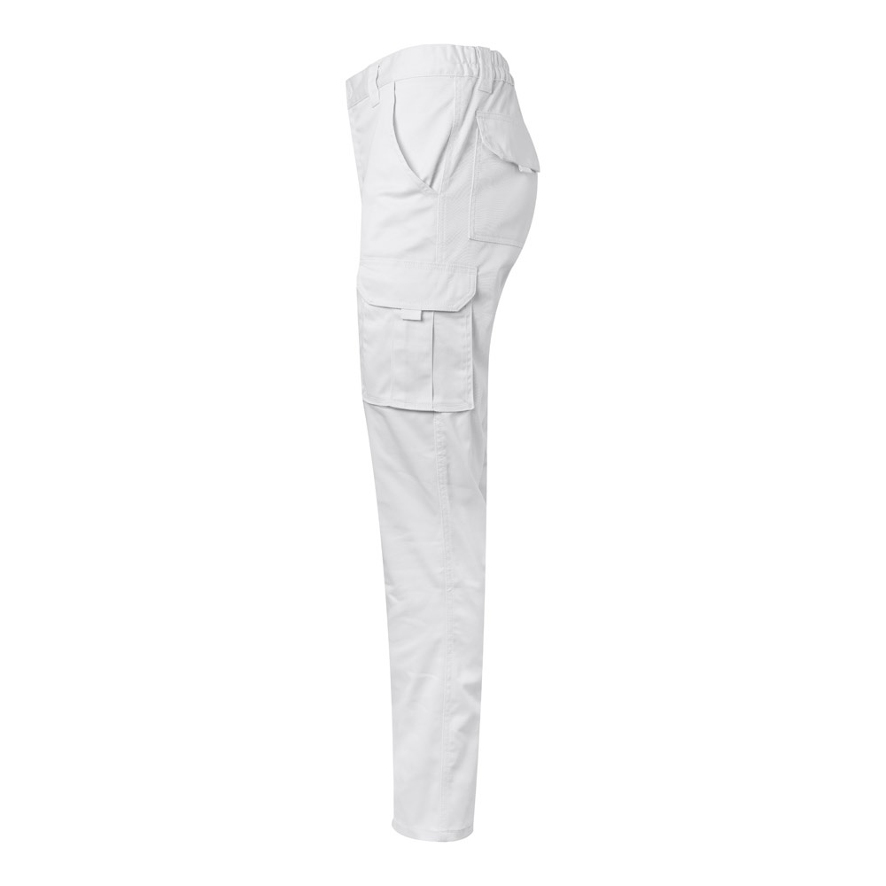 VL PAN. Pantalon stretch, multipoches (290g/m²), en coton (46%), EME (38%) et polyester (16%)