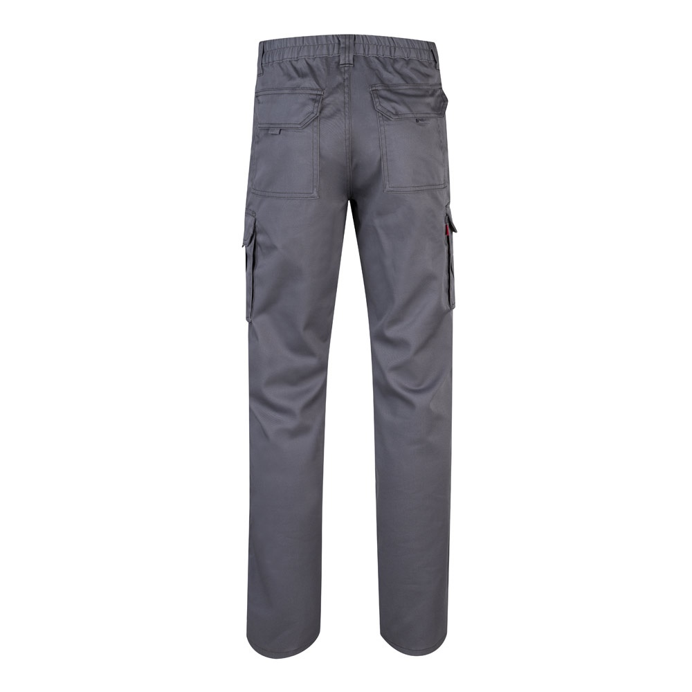 VL PAN. Pantalon stretch, multipoches (290g/m²), en coton (46%), EME (38%) et polyester (16%)