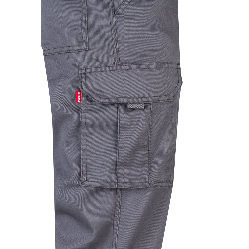 VL PAN. Pantalon stretch, multipoches (290g/m²), en coton (46%), EME (38%) et polyester (16%)