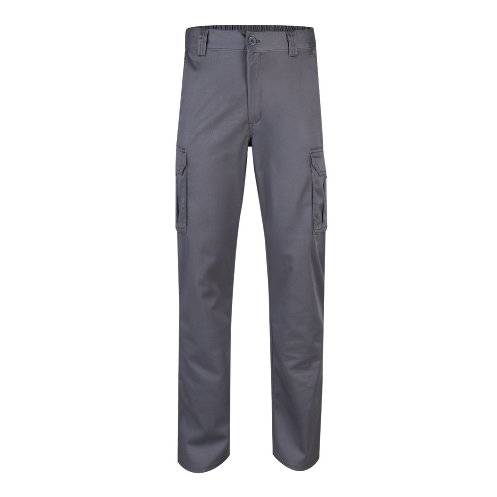 VL PAN. Calças stretch multibolsos (290g/m²), em algodão (46%), EME (38%) e poliéster (16%)