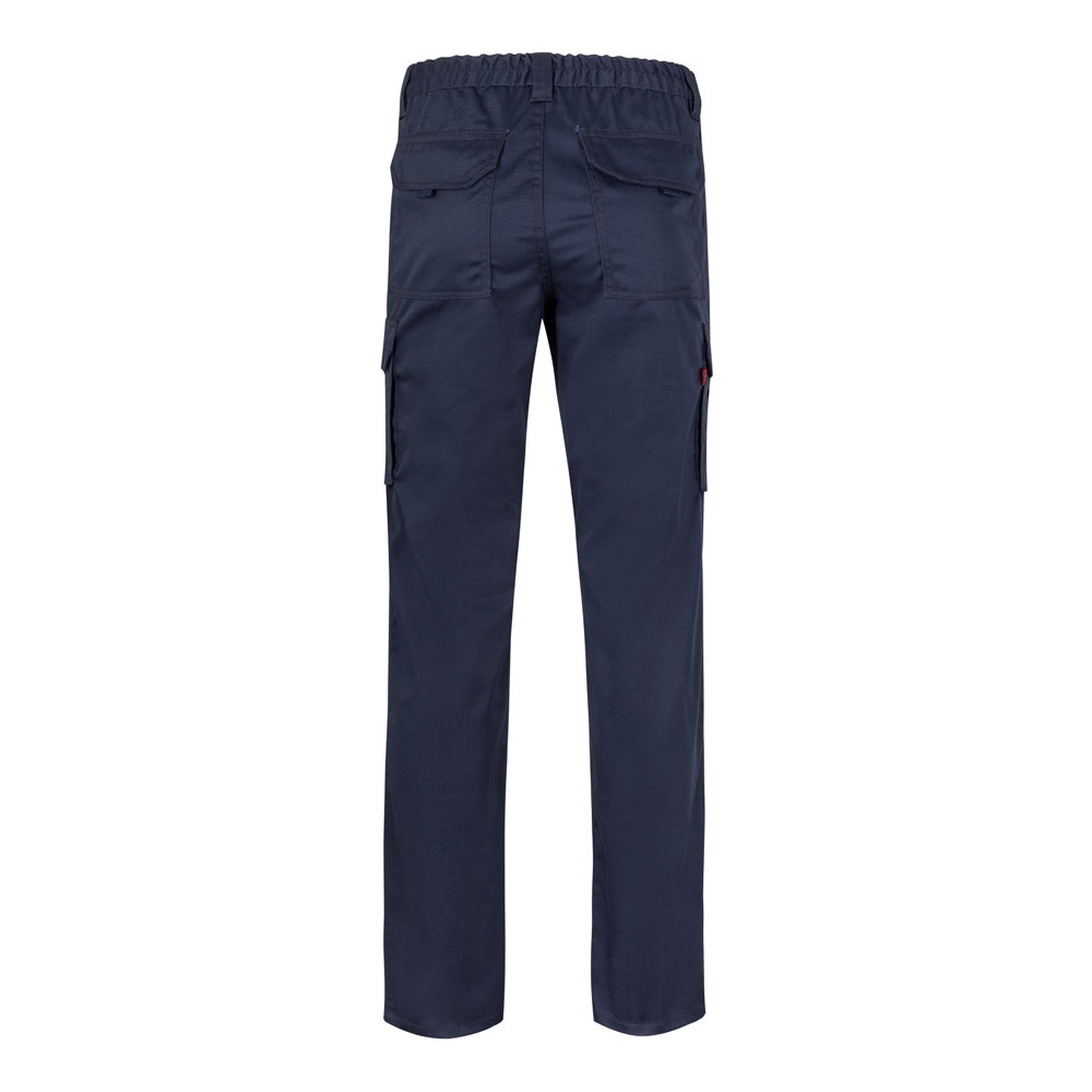 VL PAN. Pantalon stretch, multipoches (290g/m²), en coton (46%), EME (38%) et polyester (16%)