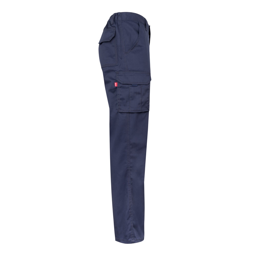 VL PAN. Pantalon stretch, multipoches (290g/m²), en coton (46%), EME (38%) et polyester (16%)