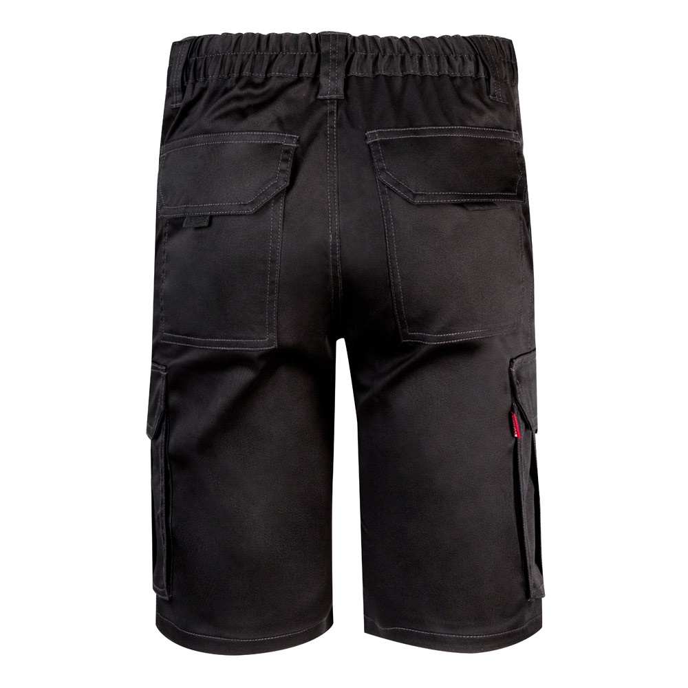 VL HEBE. Bermuda stretch, multipoches (240g/m²), en coton (46%), EME (38%) et polyester (16%)