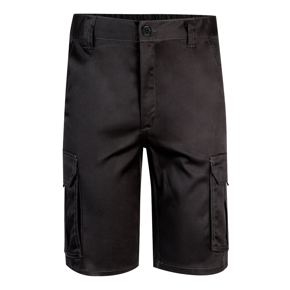 VL HEBE. Bermudas stretch multibolsos (240g/m²), em algodão (46%), EME (38%) e poliéster (16%)