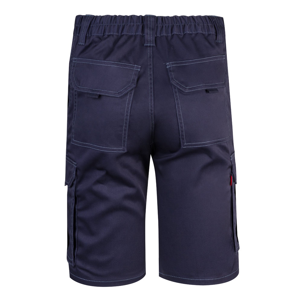 VL HEBE. Bermuda stretch, multipoches (240g/m²), en coton (46%), EME (38%) et polyester (16%)