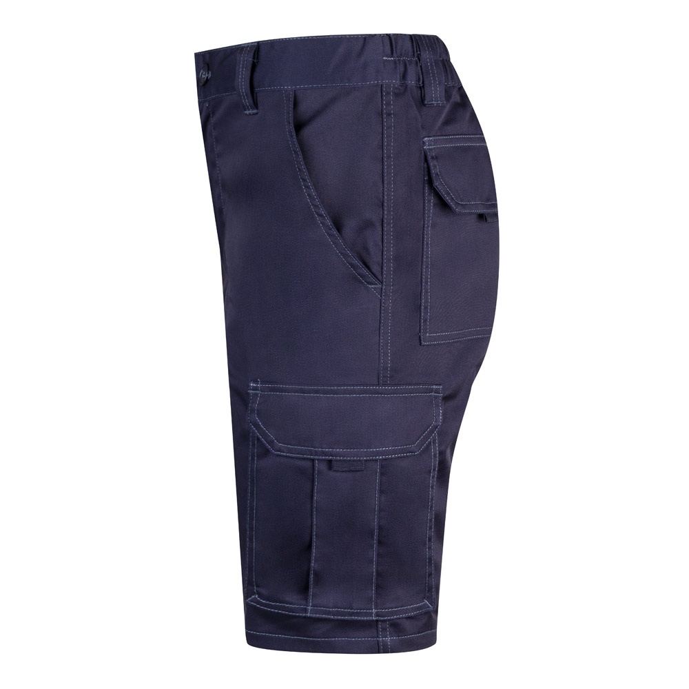VL HEBE. Bermuda stretch, multipoches (240g/m²), en coton (46%), EME (38%) et polyester (16%)